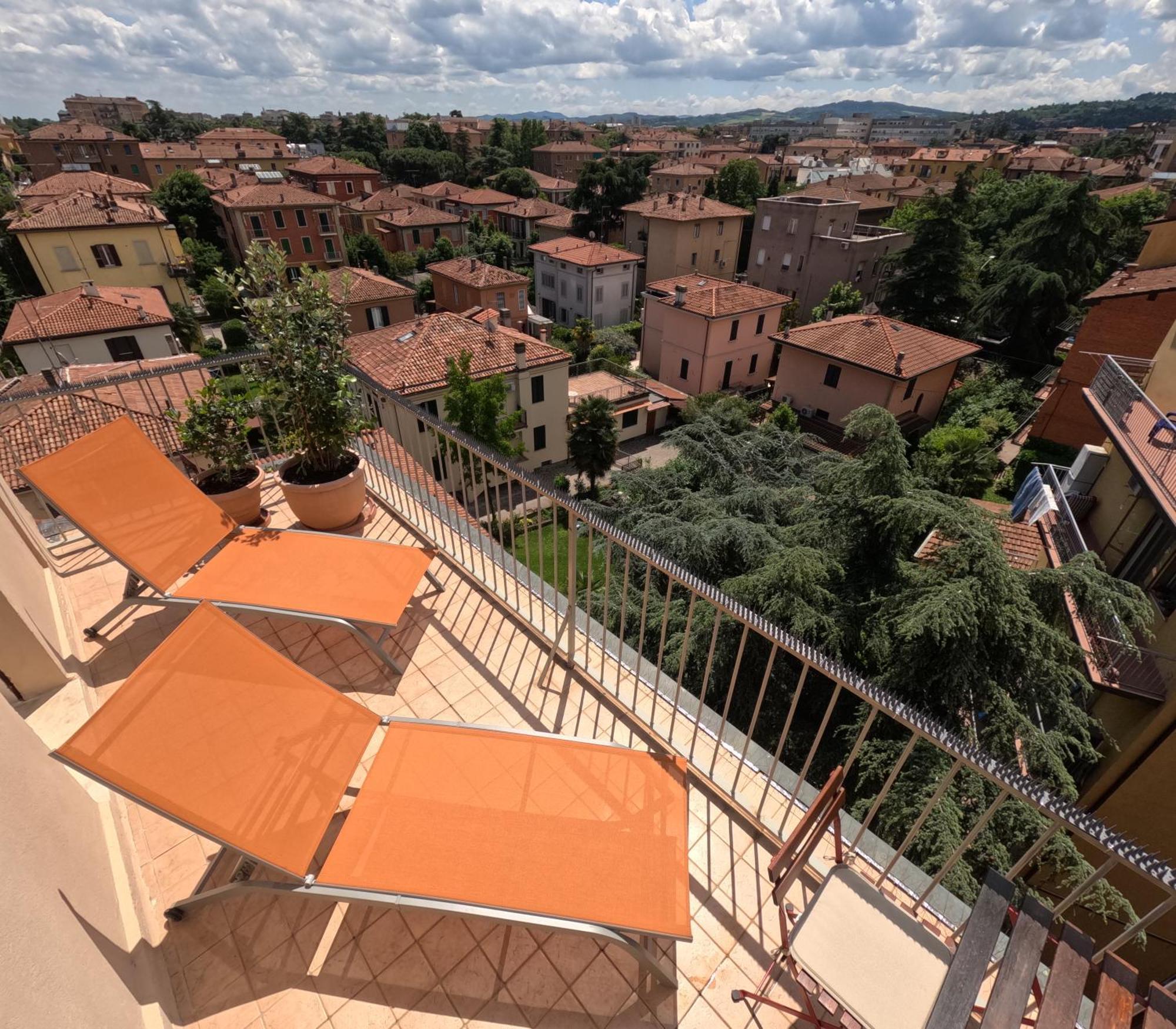 Bellavista Panoramic Terrace Appartamento Con Terrazza Zona Sant Orsola Bologna Kültér fotó