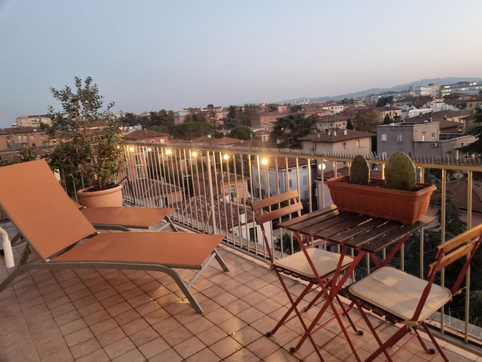 Bellavista Panoramic Terrace Appartamento Con Terrazza Zona Sant Orsola Bologna Kültér fotó